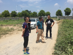 飙马项目组一行考察华东某商业街项目