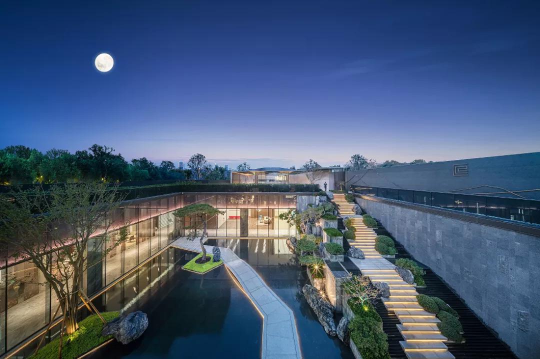 近两年流行的“下沉式”空间布局,一种新的设计方式